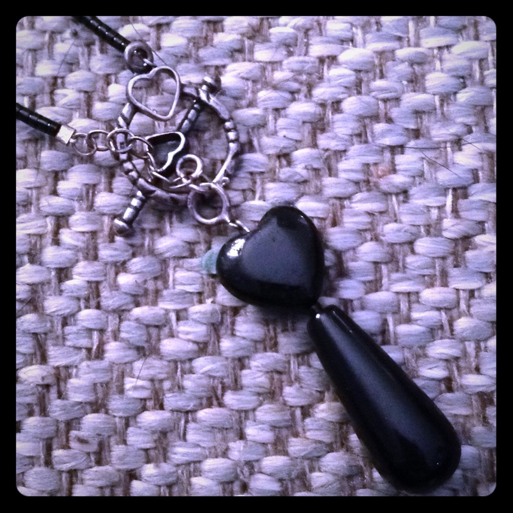 King of Hearts Tourmaline Pendulum Necklace